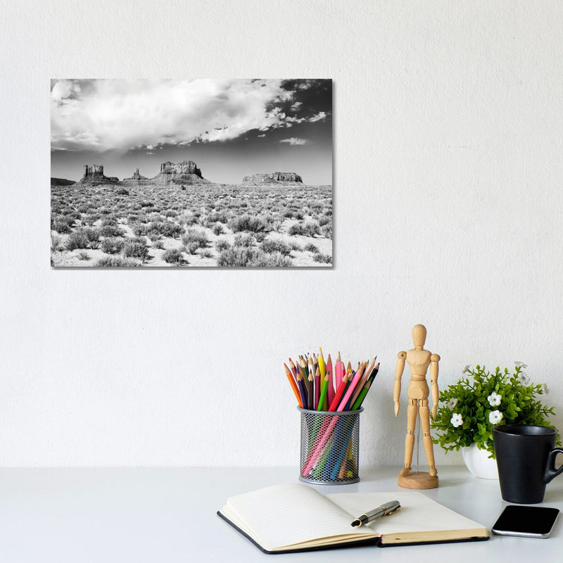 Famous Monument Valley by Philippe Hugonnard - Wrapped Canvas Print, 20.32 cm H x 30.48 cm W