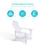 Chaise Adirondack en plastique Halstein-1409835316