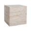 Table d'appoint d'extérieur en béton léger Travertine