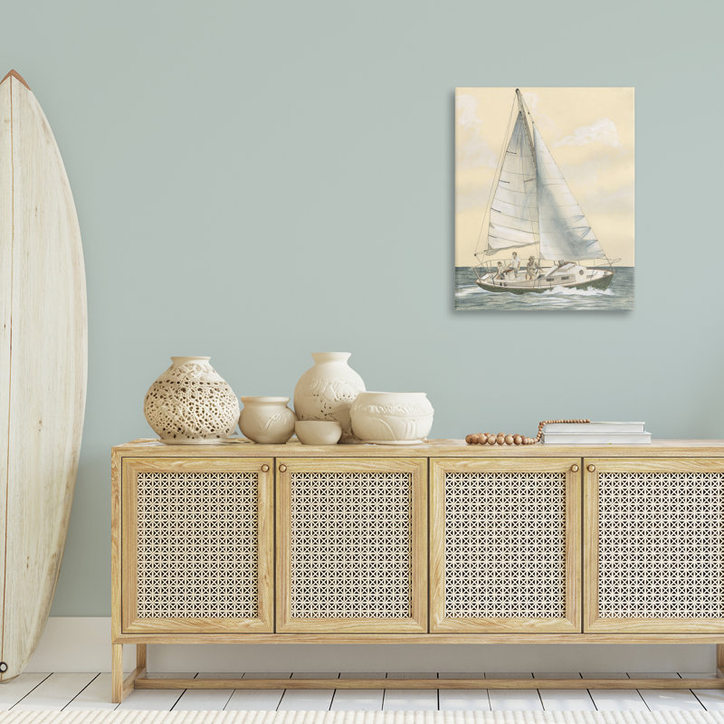 «Family Sailing Trip» par Michael Willett, H 30 po x l 24 po