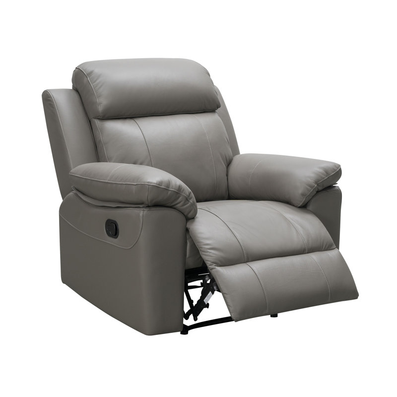 Fauteuil inclinable manuel Avalee, Cuir synthétique gris
