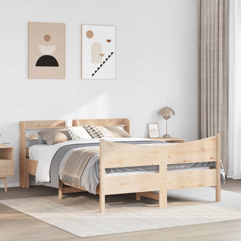 Storage Bed, Brown, Kingsize (5')