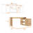 Dallas L-Shaped Home Office Desk, Two Shelves, Single Door Cabinet-259156771