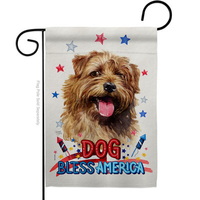 Drapeau de jardin à 2 côtés en polyester 18 x 13 po