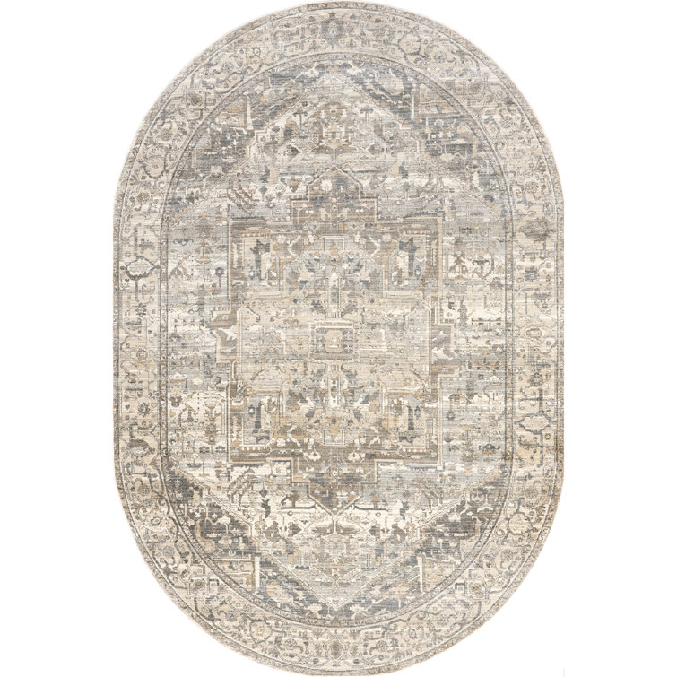 Wideman Oriental Power Loom Performance Silver Rug