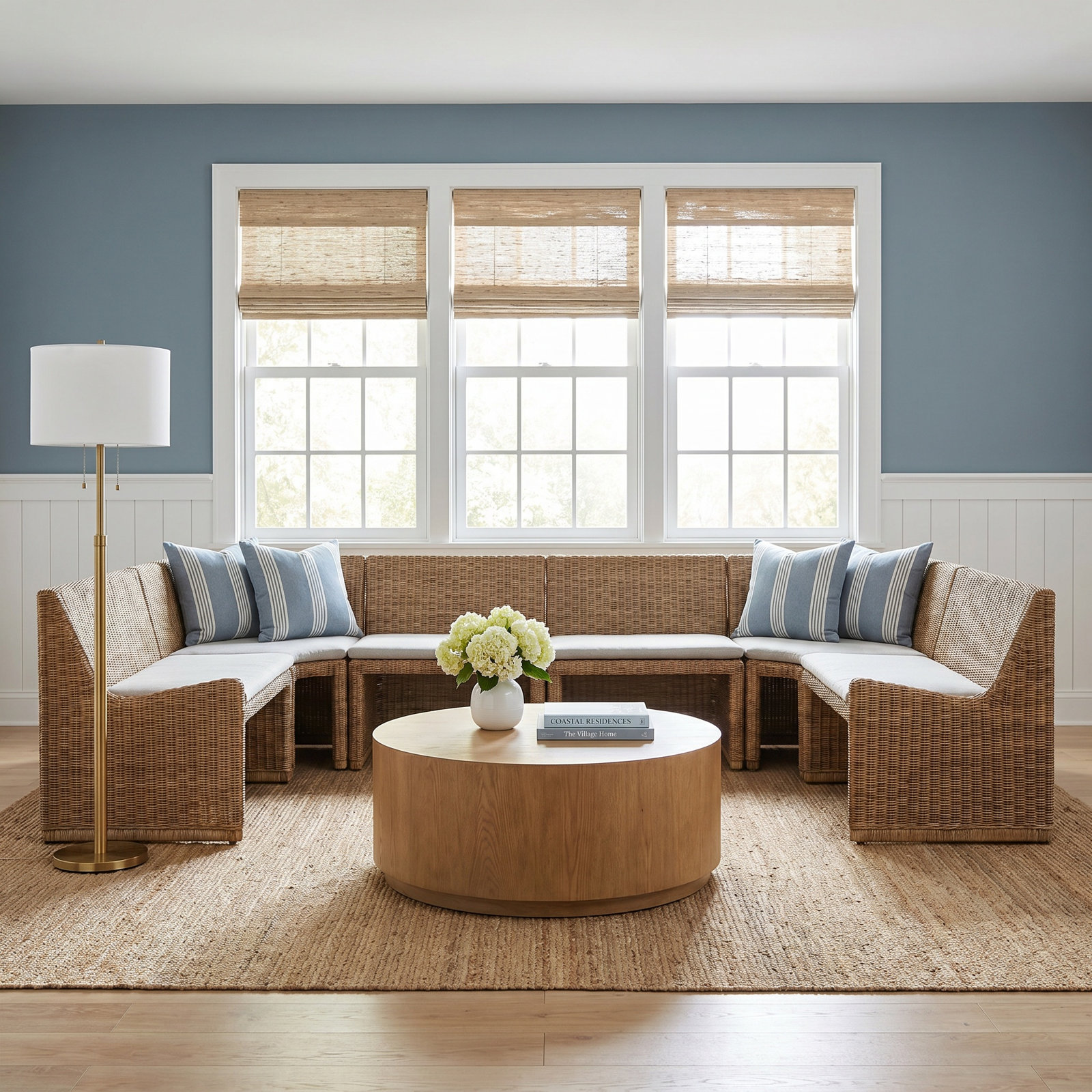 Senna Dining Banquette, 32.5"H x 145.5" W x 83.25" D