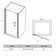 FPivot 29.5 - 31 W x 72 H in. Pivot Shower Door with 1/4'' Tempered Glas