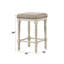Tabouret en tissu Tasnim (ensemble de 2)