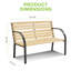 Folcroft Iron Outdoor Bench