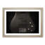 Bottom of a Black Bass Guitar - Picture Frame Painting Print-55513282-55513288
