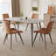 Table de salle à manger de 55 po avec 4 chaises rembourrées-31203945-31203936