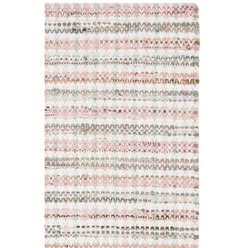 Bester Hand Woven Cotton Plaid Rug, Rectangle 3' x 5'