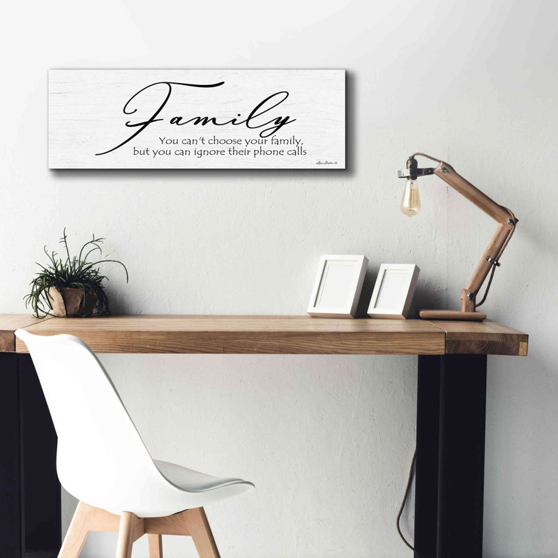 «Family Calls» par Lori Deiter, art mural sur toile, H 12 po x l 36 po