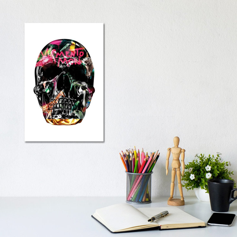 Memento Mori Skulls by Danilo De Alexandria - Wrapped Canvas Print, 20.32 cm H x 30.48 cm W
