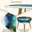Ensemble de 2 tables basses gigognes Triangle