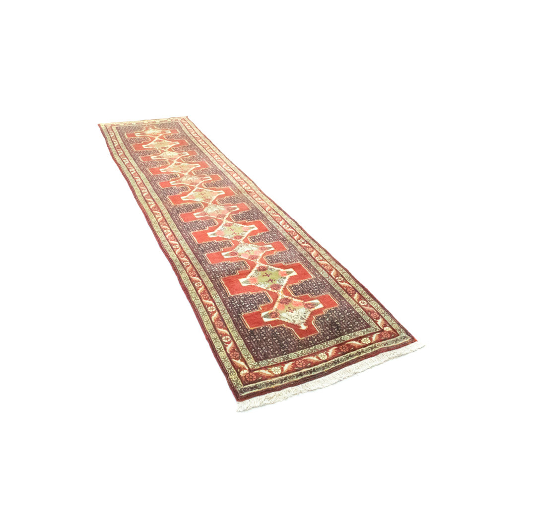 Zina Handwoven Wool Red/Brown Rug