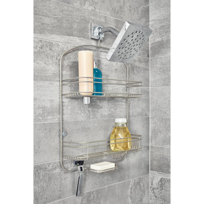 Serviteur de douche suspendu en métal iDesign, H 24,20 po x l 15,40 po x P 4,50 po