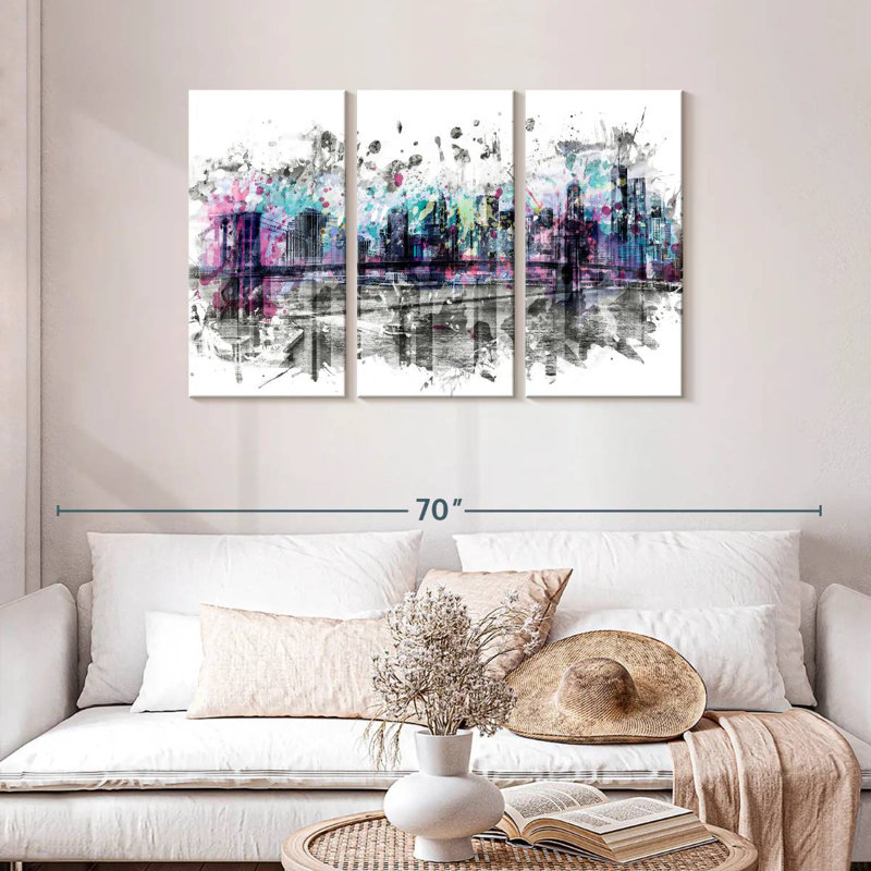 Lilie Modern NYC, 28" H x 45" W
