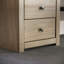 Somers 3 Drawer Solid Wood Bedside Table, Bedroom Storage Cabinet