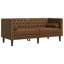  Ensemble de canapé Chesterfield brun-631595991