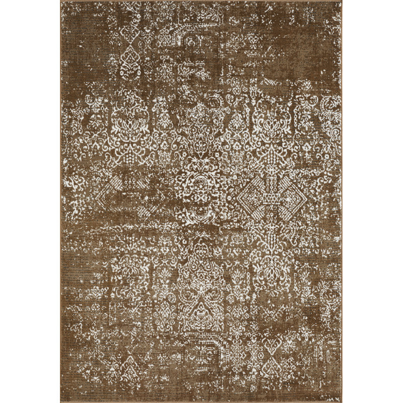 Tapis d'intérieur beige en polypropylène tissé à la main Ariahana, Rectangle 2 pi x 3 pi