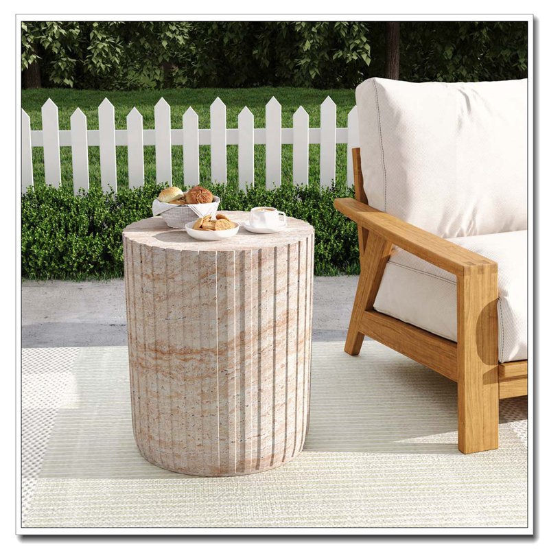 Outdoor Concrete Side Table