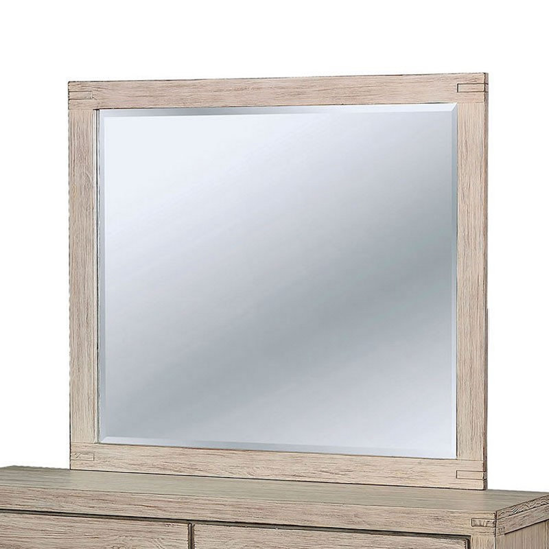 Chanler Wood Flat Mirror
