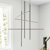 Luminaire suspendu de style lustre spoutnik moderne à 6 lumières Jancar