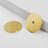 Modern Round Knob Backplate (10 Pack)