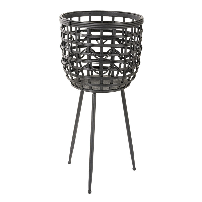 Biermann Metal Pot Planter, 68cm H x 32cm W x 32cm D