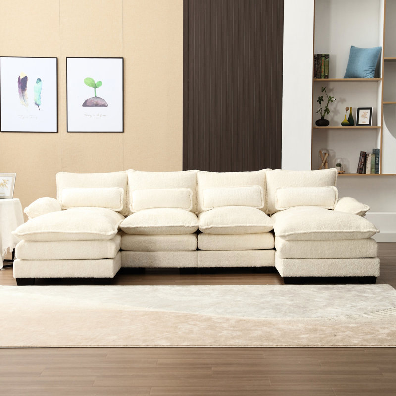 Modulaire en forme de U avec chenille et style modulaire en forme de U attrayant