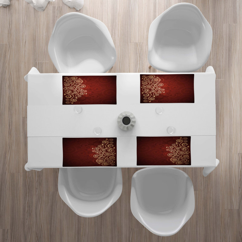Polyester Abstract Rectangle Placemat