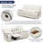 Hensel 86.5" Faux Leather Reclining Sofa with Dropdown table