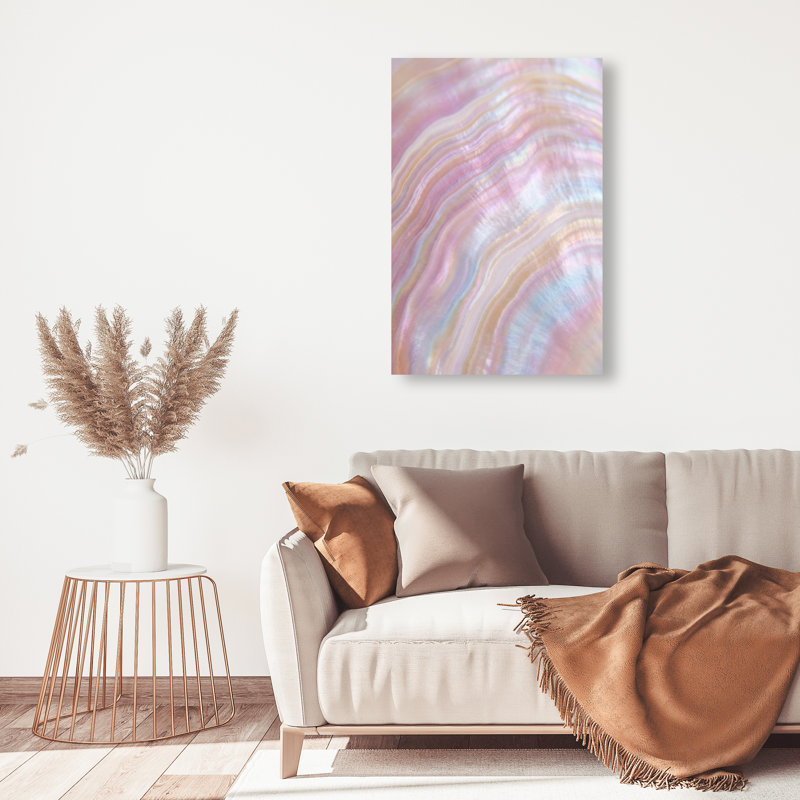 Blush Seashell Print by Oliver Gal, 15"H x 10"W, Gallery Wrapped