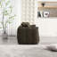 Pouf géant de 168 cm en chenille vert olive - Canapé deux places avec coussins, canapé en mousse confortable-952939500
