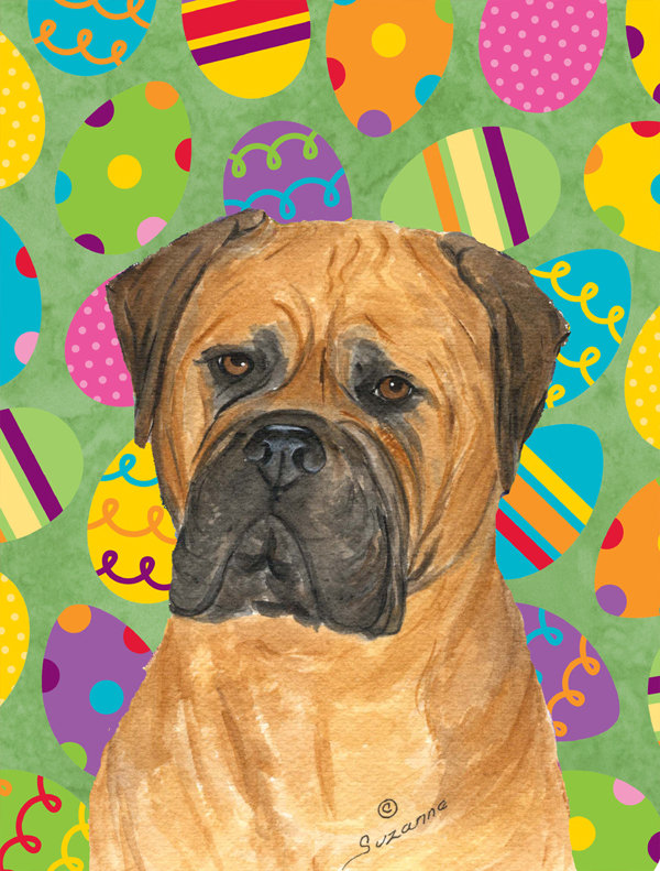 Drapeau de jardin Atara, Bull-mastiff