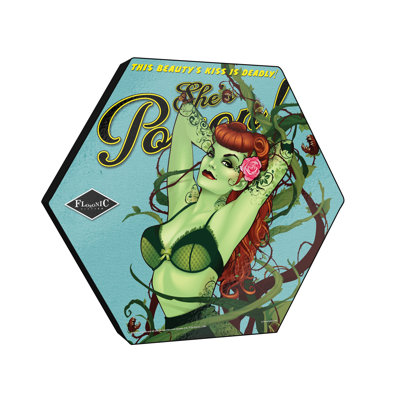 «Justice League» (Bombshells - Poison Ivy), impression sur bois
