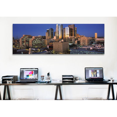 Los Angeles CA USA # 2 - Reproduction d'art sur toile tendue