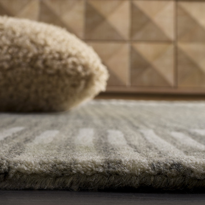 Tapis gris / ivoire Fifth Avenue 129, Rond 7 pi