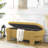 Cineus Oval Fabric Upholstered Storage Ottoman-116581590