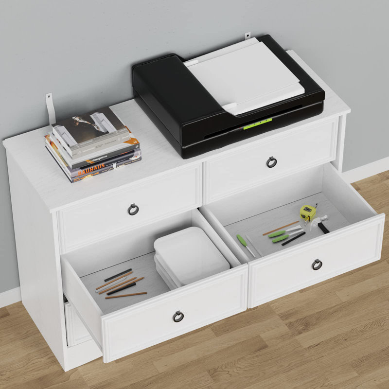 Commode à 6 tiroirs Si 47 tiroirs Si, Blanc