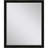 32" Dark Brown Wood Accent Mirror