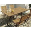 Cecilija Acacia Patio Dining Set with