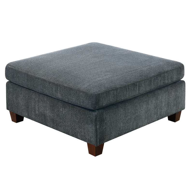 5 pièces en tissu chenille gris et chaise