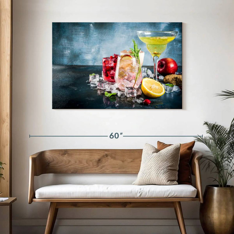 Bar et cocktail Yarlin, H 30 po x l 45 po