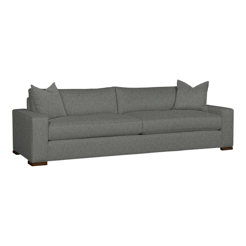Paxton 109" Two Seat Extended Sofa, Ian Pewter, Havana