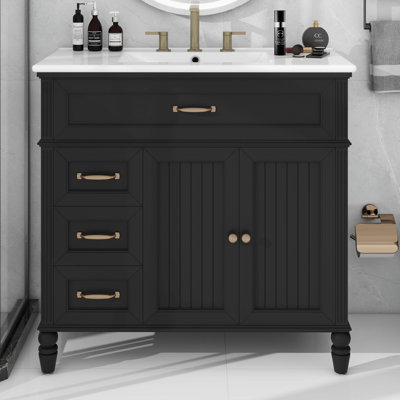 Meuble-lavabo 36 po avec lavabo simple 36 po