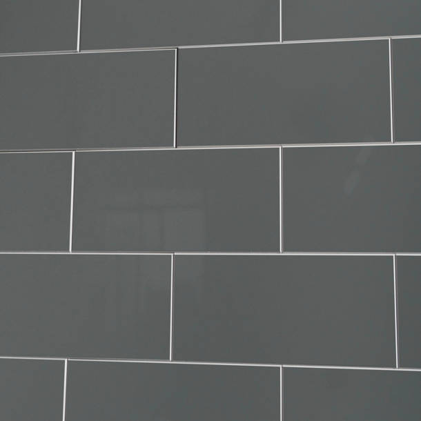 Avant Decor Bex Metro Solid Color 4'' W x 12'' L Engineered Stone Peel ...