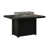 Plateau martelé noir avec base noire sélectionné