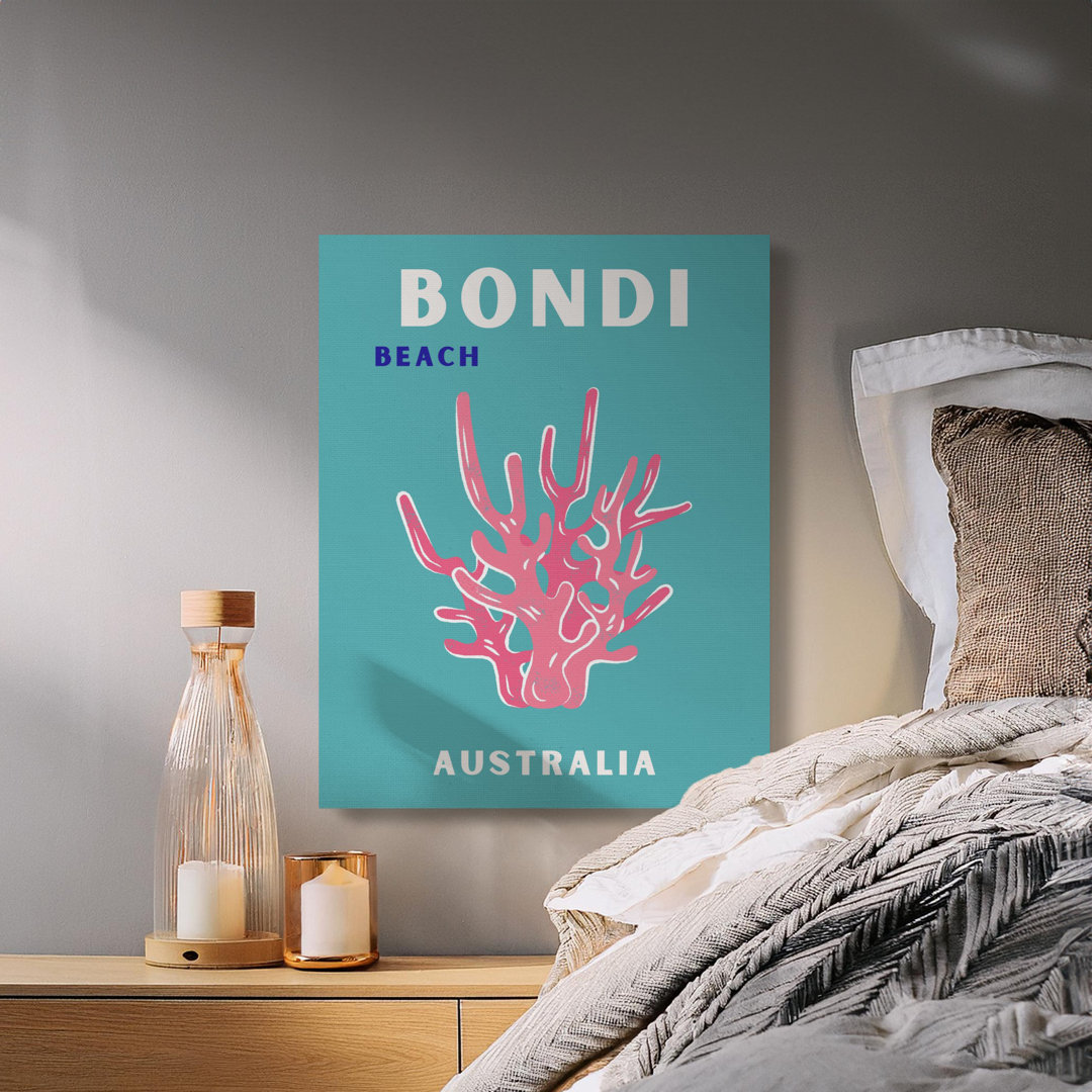 Vibrant Bondi Beach Coral Reef Wall Art